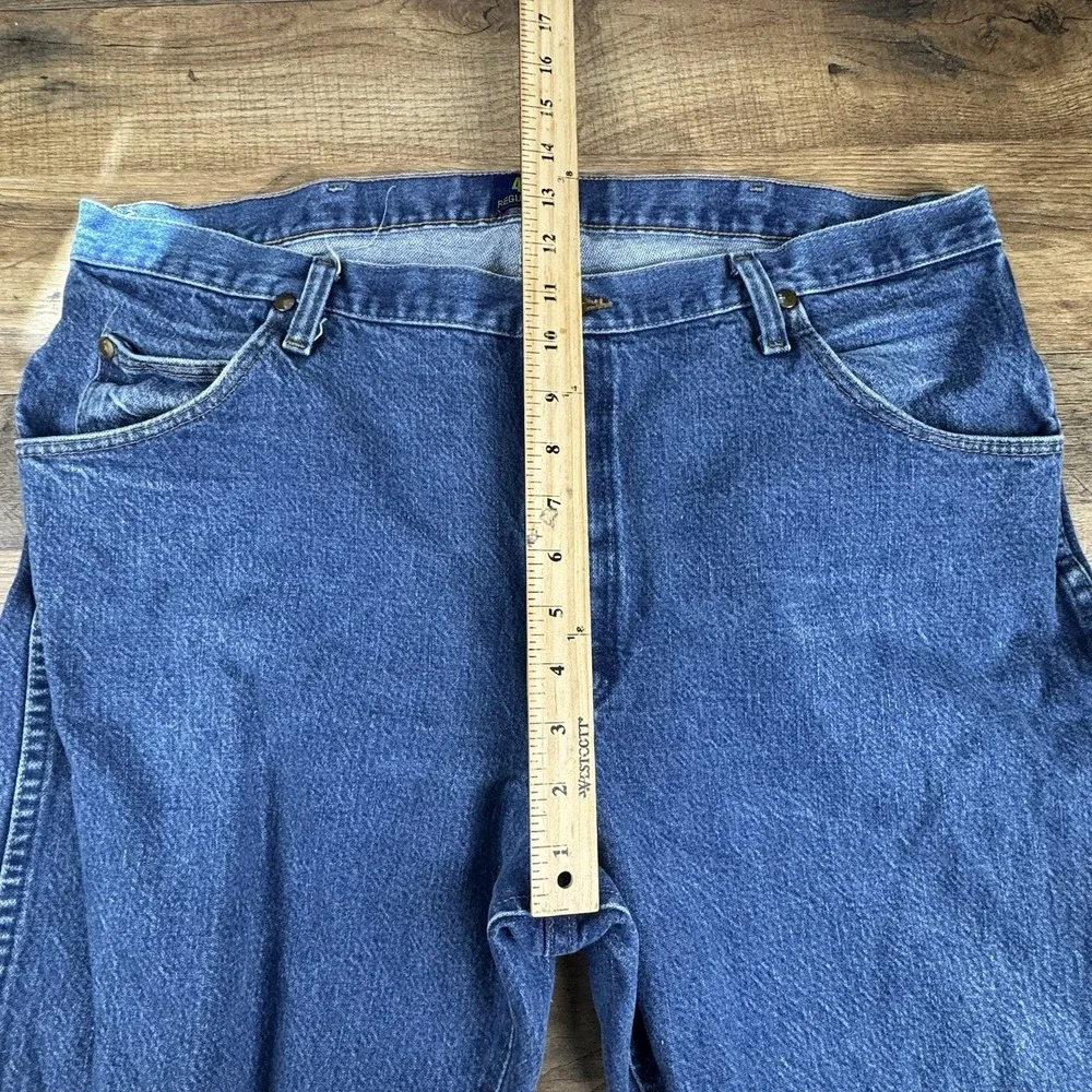 Wrangler Men's‎ 47MWZ Jeans Blue Size 38x34 Cowboy Regular Fit Western Rodeo
